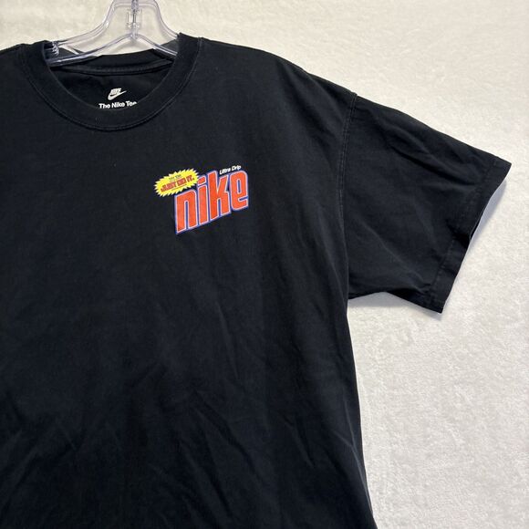 Nike Ultra Drip Tee T Shirt Detergent Graphic Short Sleeve Black Men's Large - Picture 4 of 13